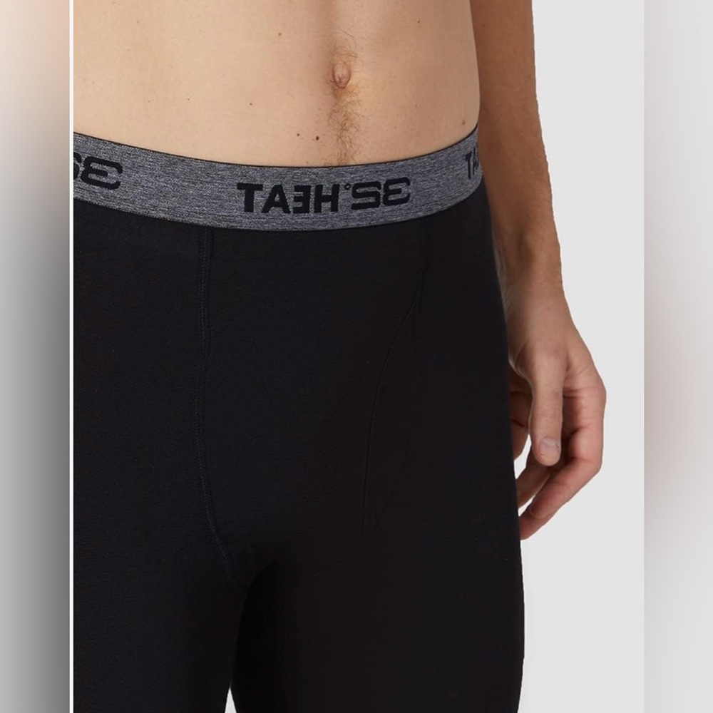 32 Degrees Men's 2-Pack Performance Lightweight Thermal Baselayer Legging Pant - Picture 5 of 10